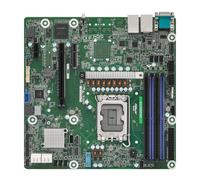ASRock EC266D4U, 1xSKT LGA 1700, Intel E-2400, C266, SATA, NVMe, 1xM.2, 2x10GbE, 2xGbE, IPMI
