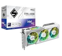 ASRock Intel ARC B580 Steel Legend 12 GB OC 2800 MHz 19 Gbps 192 Bit GDDR6 7680 x 4320 650 W Triple Fan tarjeta gráfica