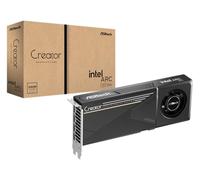 ASRock Intel Arc Pro B60 Creator - Tarjeta gráfica de 24 GB, arquitectura Intel Xe2-HPG, 24 GB GDDR6, PCIe 5.0, 4 puertos DisplayPort 2.1, diseño de ventilador, refrigeración silenciosa de 0 dB