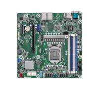 ASRock E3C252D4U, 1xSKT LGA1200, Intel E-2300, C252, 4xDIMM, SATA, 1xM.2, 2x1GbE, IPMI