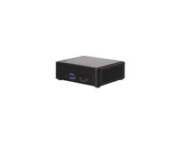 ASRock NUCS Box-255H Mini PC Barebone, Intel Core Ultra 200H, DDR5 hasta 96 GB, Dual M.2 SSD, HDMI, USB-C, 2.5G LAN, Wi-Fi 6E, Negro