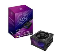 Fuente ALIMENTACION ASROCK PG-1000G,PSU,1000W,80 Plus Gold/A,135MM,Modular,PCI-E 5.1 (12+4pin) x1,PCI-E (6+2 Pin) x3,SATA (5 Pin) x9