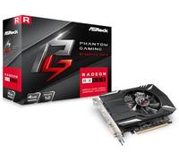 Asrock Phantom Gaming Radeon RX550 4G AMD Radeon RX 550 4 GB GDDR5 (Asrock RX550 Phantom Gaming 4G, 4GB DDR5, DVI, HDMI, DP, 1100MHz Clock)