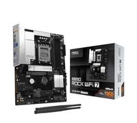 ASRock Placa Base B850 Rock WiFi de 7 enchufes AM5 ATX, Compatible con AMD Ryzen Serie 9000/8000/7000, DDR5 8000+(OC), PCIe 5.0, WiFi 7, LAN 2.5G