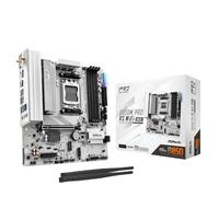 ASRock Placa base B850M Pro RS WiFi White AM5 Micro-ATX: AMD Ryzen 9000/8000/7000 | DDR5 8000+ | PCIe 5.0 | WiFi 6E | LAN 2.5G