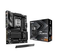 ASRock Placa Base X870E Challenger WiFi ATX, Compatible con AMD Ryzen Serie 9000/8000/7000, DDR5 8200+ (OC), PCIe 5.0, USB Dual 4, Wi-Fi 7, 5G LAN, 20+2+1 Fase 110A SPS