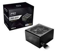 Asrock pro-650g, 650w, atx 3.1, 80 plus gold, ventilador de 120 mm, 10