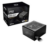ASRock PRO-850G Fuente de alimentación, ATX 3.1, PCIe 5.1, conector 12V-2x6, 850W, 80 Plus Gold, ventilador de 120 mm, 140 x 150 x 86 mm