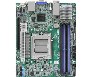 ASRock Rack AM5D4ID-2T/BCM Deep Mini-ITX - Placa Base para Servidor AMD Ryzen 7000 AM5 (LGA 1718) KNOLL3 X300 Dual 10G LAN