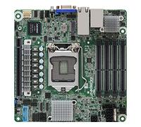 AsRock Rack E3C256D4I-2T Mini-ITX placa base de servidor H5 (LGA1200) Intel Xeon E-2300 y 10ª generación Pentium Series C256 Dual 10GbE