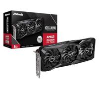 ASRock Radeon RX 7600 Challenger Pro 8GB OC, AMD RDNA 3, 8GB GDDR6, PCIe 4.0, ventiladores triples, 0dB silencioso, 2695MHz Boost, tarjeta gráfica de triple ventilador