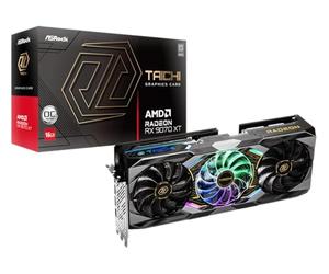 ASROCK VGA RX9070XT TC 16GO,AMD,RX9070XT,16GB,GDDR6,256BIT,2HDMI+2DP (3 Ventiladores)