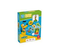 ASS Altenburger 22522244 Mixtett Mickey Mouse Disney Mickey & Friends - Juego de Cartas con Figura de Pluto, Color Amarillo