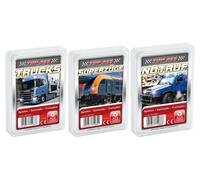 ASS Altenburger Juego de 3 juegos de cuarteto/cuarteto del mundo del vehículo compuesto por 1. Top Trucks - 2. Top Notruf - 3. Top Supertrenes