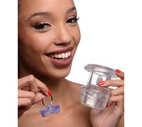 Ass Bung Clear Hollow Anal Dilator with Plug - Large