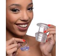 Ass Bung Clear Hollow Anal Dilator with Plug - Medium