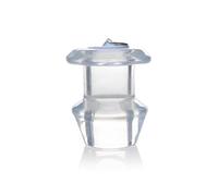 Ass Bung Clear Hollow Anal Dilator with Plug - XL