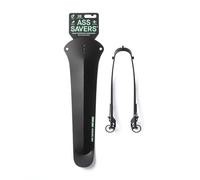 Ass Savers - Win Wing 2 Road - Guardabarros Trasero para Bici de Carretera, Horquilla Negra, neumáticos máx. 35 mm, Ultraligero, fácil instalación/extracción con Clip, Montaje Seguro, Puntos Negros