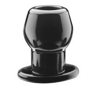 Ass Tunnel Plug Silicone Black L