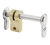 ASSA ABLOY 153950077 Cilindro ciego ajustable 96-165 mm, cilindro europeo PZ, latón FS1539, niquelado mate