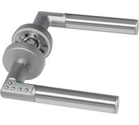 ASSA ABLOY Herraje digital para puerta con código PIN, color plateado
