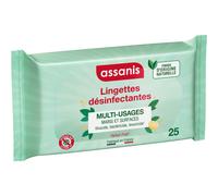Assanis Toallitas Desinfectantes Multiusos 25uds