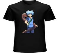 Assassination Classroom Nagisa Shiota Men's T Shirt Unisex tee Clothing Black XL