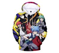 Assassination Classroom Sudadera con Capucha Anime Assassination Classroom Korosensei 3D Print Hoodie Camiseta para Hombres Mujeres Adolescentes