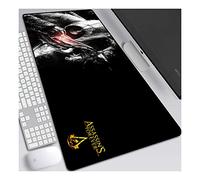 Assassin'S Creed Alfombrilla Raton Anime Gaming Mouse Pad XXL 900x400x3 mm,Impermeable con 3mm Base de Goma Antideslizante,Special-Textured Superficie para Ordenador, PC y Laptop, B