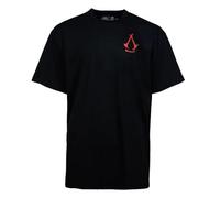 Assassin's Creed Shadows Crest - Oversize Hombre Camiseta Negro XXL 100% algodón Más Grande