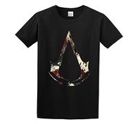 Assassins Creed Unisex 100% Cotton Short-Sleeve T-Shirts Black M
