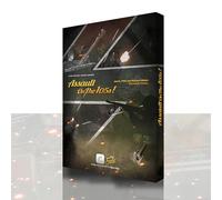 Assault on The 105s!, Turgalium Games, Juego de estrategia, juego de mesa para un jugador, juego de guerra histórico