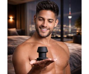 AssGrommet™ 24/7 de MEO® - Plug anal con apertura para dilatación anal - Tamaño - medio