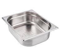 APS 81902 Recipiente GN 1/2, perforado, acero inoxidable Recipiente Gastronorm, dimensiones 265 x 325 mm/altura 100 mm