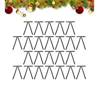 Assichi di Velvet di Natale - 24 pezzi Set di Prua a nastro Rustico, per decorazioni per le vacanze Vintage, versatile elegante festa | 7.09x5.12 pollici Ornamenti degli alberi per Mestie