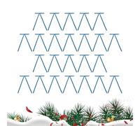 Assichi di Velvet di Natale - 24 pezzi Set di Prua a nastro Rustico, per decorazioni per le vacanze Vintage, versatile elegante festa | 7.09x5.12 pollici Ornamenti degli alberi per Mestie