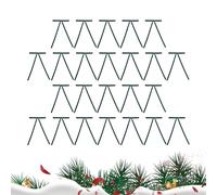 Assichi di Velvet di Natale - 24 pezzi Set di Prua a nastro Rustico, per decorazioni per le vacanze Vintage, versatile elegante festa | 7.09x5.12 pollici Ornamenti degli alberi per Mestie