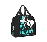 Assistant He Lunch Tote Bag para mujer Regalos de moda Plegable Simple Modern DIY Bag Large, One Size