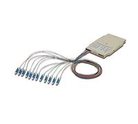 Assmann A-96933-02-UPC - Caja de empalmes preinstalada con 12 cables pigtail, color blanco