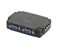 Assmann Digitus DS-42120-1 - Distribuidor coaxial VGA (350 MHz, 4 Puertos)