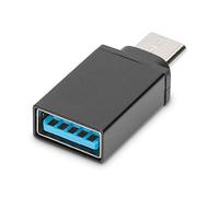 Assmann Electronic AK-300506-000-S Adaptador de Cable USB C USB A Negro - Adaptador para Cable (USB C, USB A, Male Connector/Female Connector, Negro)