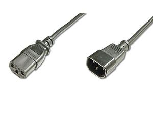 Assmann Electronic AK-440201-018-S - Cable (1,8 m, Male Connector/Female Connector, C13 acoplador, C14 acoplador, 250 V, Negro)