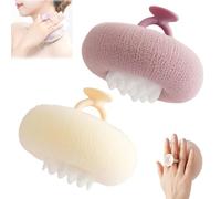 Associating Super Soft Sunflower Suction Cup Bath Ball, 2-in-1 Sunflower Bath Ball, with Suction Cup Shower Sponges(E)