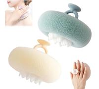 Associating Super Soft Sunflower Suction Cup Bath Ball, 2-in-1 Sunflower Bath Ball, with Suction Cup Shower Sponges(H)
