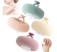 Associating Super Soft Sunflower Suction Cup Bath Ball, 2-in-1 Sunflower Bath Ball, with Suction Cup Shower Sponges(I)
