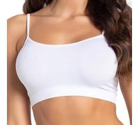Assoluta Sujetador deportivo sin costuras con tirantes finos, bonito, suave, cómodo, fitness, sin costuras laterales, cerca del cuerpo