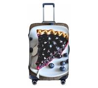 ASSORT Blueberry Pie Print - Funda elástica para maleta de viaje, antiarañazos, lavable, varios tamaños, Blanco, M