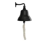 Assorted Collections - Accesorios de bar para el hogar, el pub - Campana de bar de pared - Campana negra única con sonidos fuertes Nets - Ideal para Navidad, recepción, pubs (12,7 cm)