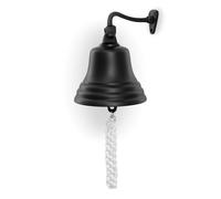 Assorted Collections Accesorios de Bar para Pub en casa Campana de Mano - Campana de Bar montada en la Pared Decoraciones náuticas - Campana Negra única con Sonido Fuerte Ideal para Navidad, Pub 5