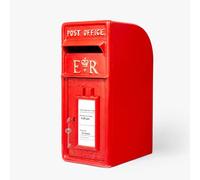 Assorted Collections Buzón montado en Poste - Buzón de Correo con Cerradura, Caja de Hierro Fundido Estilo Oficina de Correos, montada en la Pared o en un Pilar, Caja de Correo cerrable (roja)